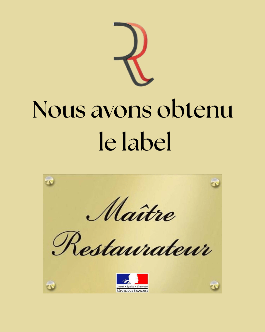 C’est offciel nous sommes